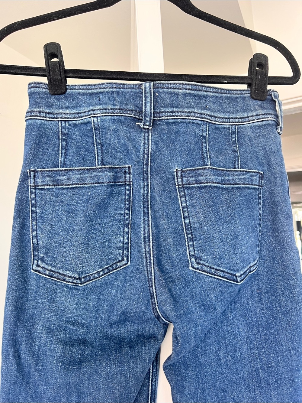 Pilcro by Anthropologie Trouser Boot Cut Jean Dark Wash Size 26 - Picture 6 of 10